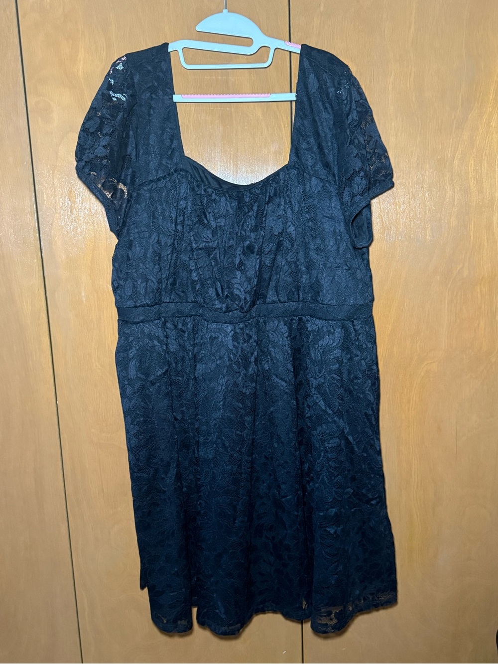 torrid Black Lace Midi Dress with Scoop Neckline
